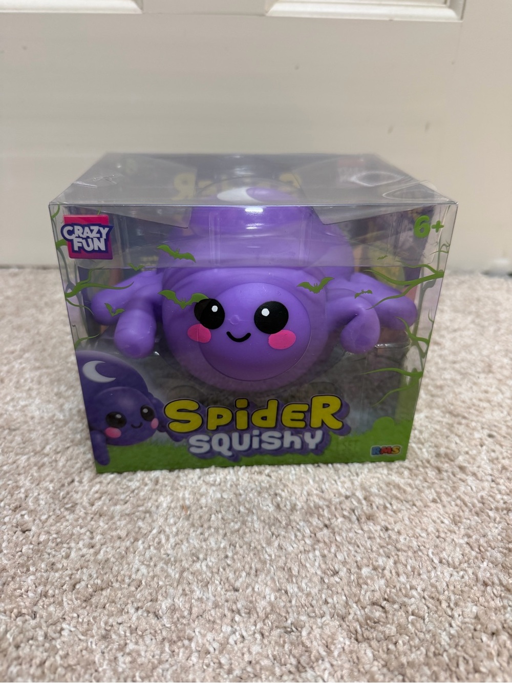RMS Crazy Fun Purple Spider Squishy - New